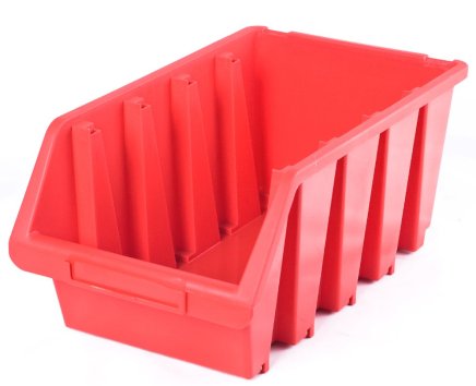 Plastový zásobník Ergobox 4 - barva červená