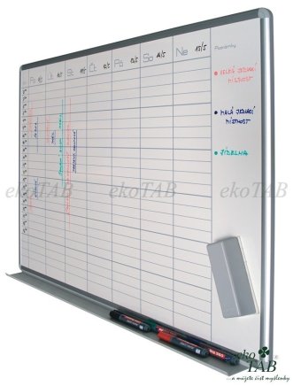 Plánovací tabule PK K 70x100 týden - 2