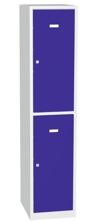 Šatní skříňka s dělenými dveřmi A8142