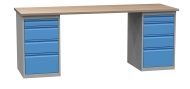 Dílenský stůl s podstavným kontejnerem SD42134 2100 mm