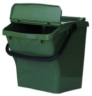 Odpadkový koš Urba Plus - barva zelená
