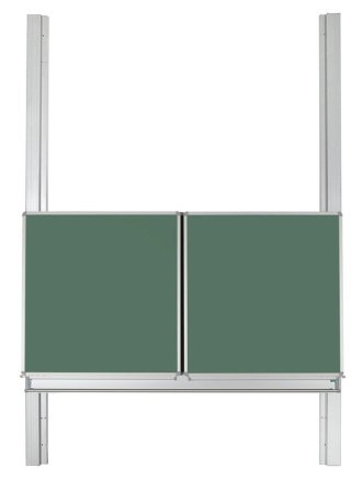 Školní tabule křídlová na pylonovém stojanu typ 574-4012 - 8