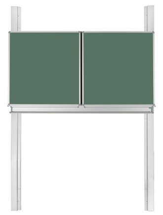Školní tabule křídlová na pylonovém stojanu typ 574-4012 - 1