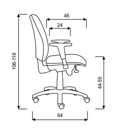 Kancelářská židle Lara VIP - 1