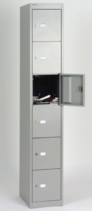 Šatní skříň kovová Bisley CLK 126 - 3