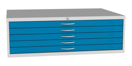 Mapová skříň - na mapy a výkresy formátu A0 typ VKS A0A - 7