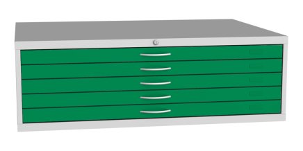 Mapová skříň - na mapy a výkresy formátu A0 typ VKS A0A - 8