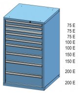 Zásuvková skříňka ZB 120-4 - 2