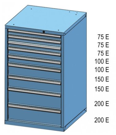 Zásuvková skříňka ZB 120-4 - 2
