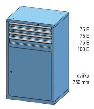 Zásuvková skříňka ZD 120-1 - 2