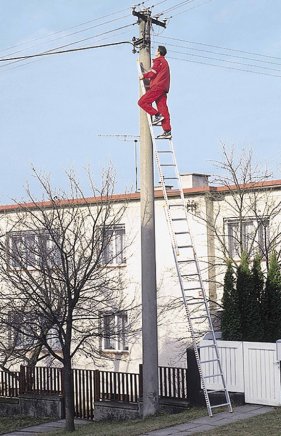 Žebřík dvoudílný výsuvný Forte - šířka 484 mm (7 modelů) - 3