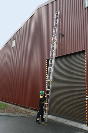 Žebřík dvoudílný výsuvný Forte s lanem - šířka 412 mm (4 modely) - 3