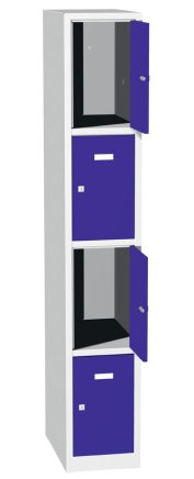 Kovová skříň s uzamykatelnými boxy typ A8134 - 5