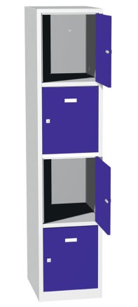 Kovová skříň s uzamykatelnými boxy typ A8144 - 2