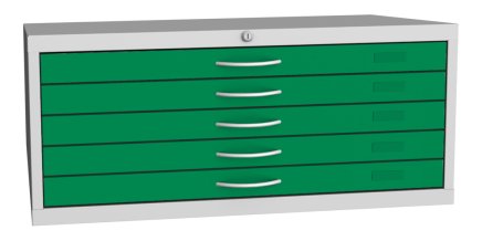 Výkresová skříň - na mapy a výkresy formátu A1 typ VKS A1A - 9