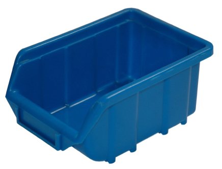Plastový zásobník Ecobox small - barva modrá - 1
