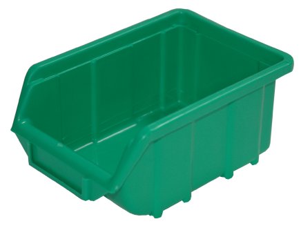 Plastový zásobník Ecobox small - barva zelená - 1