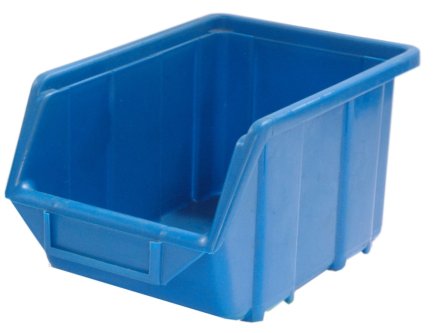 Plastový zásobník Ecobox medium - barva modrá - 1