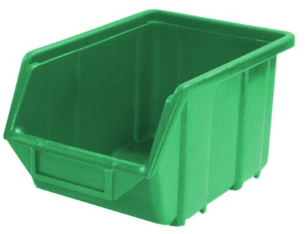 Plastový zásobník Ecobox medium - barva zelená - 1
