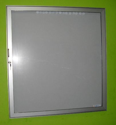 Jednokřídlá vitrína oboustranná DM80, hloubka 80 mm (6 modelů) - 4