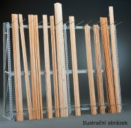 Regál na svislé skladování MINI-RACK přístavný typ 76689 - 3