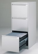 Kartotéka A4 kovová Bisley BS3E/FLS - set s dělícími příčkami - 3