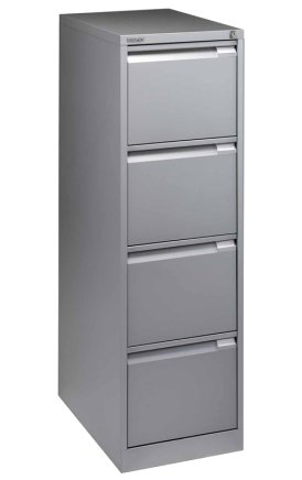 Kartotéka A4 kovová čtyřzásuvková Bisley BS4E/FLS - 5