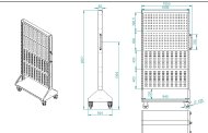 Rám oboustranného pojízdného panelu PSZ_23_B - 2