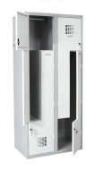 Šatní skříň kovová Sul 42 W šířka 800 mm - 7