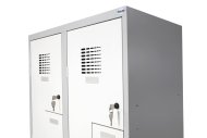 Šatní skříň kovová Sul 42 W šířka 800 mm - 6