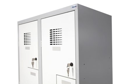 Šatní skříň kovová Sul 42 W šířka 800 mm - 6
