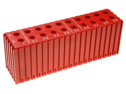 Plastový box pro ukládání vrtáků D8-D9,9