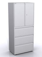 Skříň s dveřmi a zásuvkami SYC08/30D/3