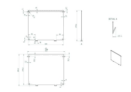 Dělící příčka M23039 - 2
