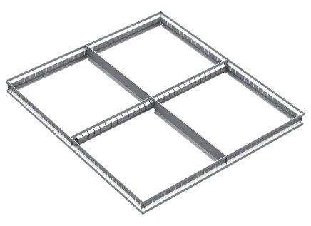 Vnitřní dělení zásuvek VND EPO 11A - 1