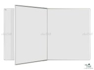 Dvoudílná tabule pro popis fixem - PIVOT KB (2 modely) - 1