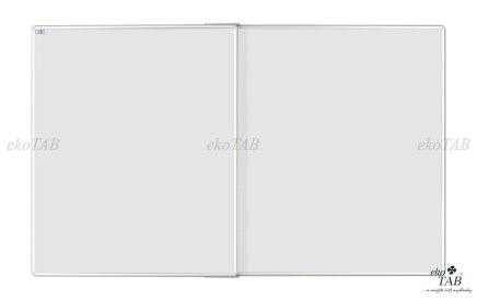 Dvoudílná tabule pro popis fixem - PIVOT KB (2 modely) - 2