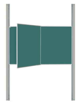 PIVOT dvoudílná tabule pro popis křídou - PIVOT KZ (2 modely) - 5