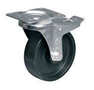 Kolo polypropylen, průměr 160 mm, otočné s brzdou - 1