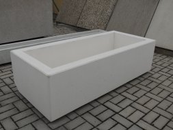 Betonové obdélníkové květníky (4 modely)