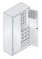 Dílenská skříň s boxy CP 130276-67 (2 modely) - 2