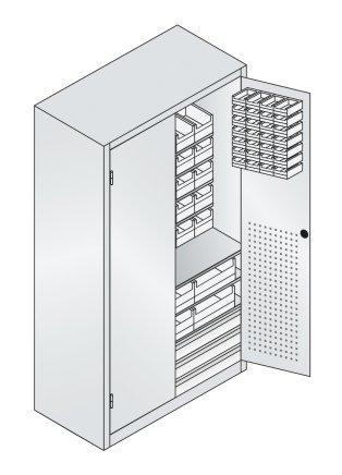 Dílenská skříň s boxy CP 130276-68 - 2
