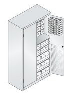 Dílenská skříň s boxy CP 130276-66 - 2