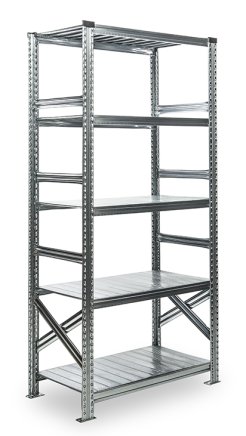 Základní regály SUPER výška 2500 mm, hloubka 600 mm (7 modelů) - 3