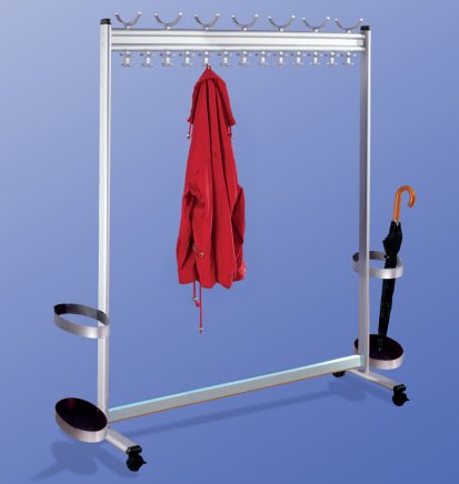 Pojízdný věšák Multiline šířka 1400 mm - 1