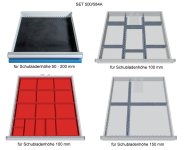 Dělení zásuvek, set pro 4 zásuvky 500/584A - 2