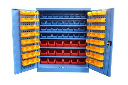 Dílenská skříň Kovos s plastovými boxy SPZ_12_0002_C_VAR_4 - 1