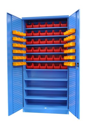 Dílenská skříň Kovos s plastovými boxy SPZ_11_0002_C_VAR_2 - 1