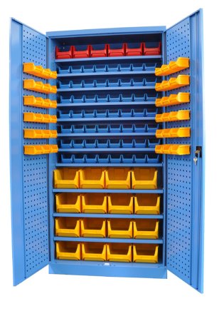 Dílenská skříň Kovos s plastovými boxy SPZ_11_0002_C_VAR_5 - 1