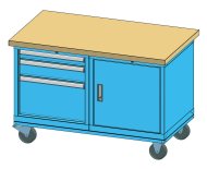 Mobilní pracovní stůl PPS 5 - 3